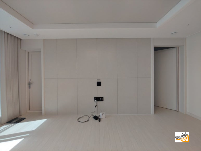 중흥S클래스퍼스트파크 LG 75인치 시공사진 1
